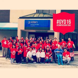 Global Youth Day group at nursing home