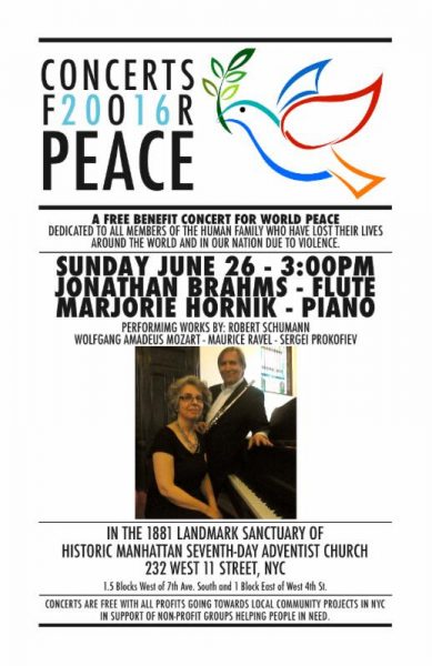 concert for peace, LGBT benefit