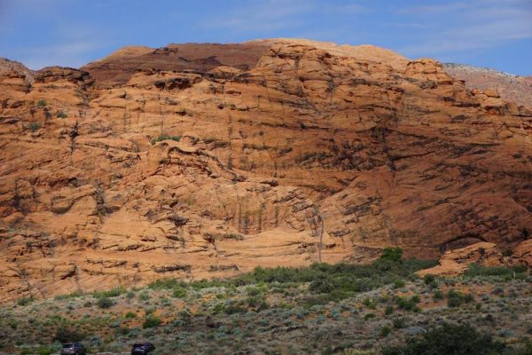 Figure 2. Crossbedded Navajo Sandstone (Snow Canyon, St. George, UT)