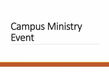 Campus Ministry Event Graphic