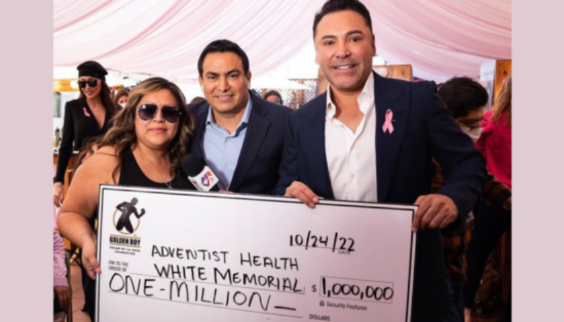11.08.22 De La Hoya Donation Picture