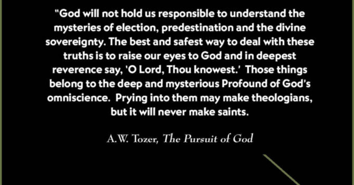 QUOTE-Tozer